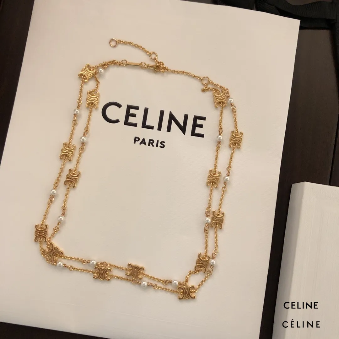 【2026】【CELINE】ネックレス、新しいネックレス万能シンプルファッションオーナメント 240729