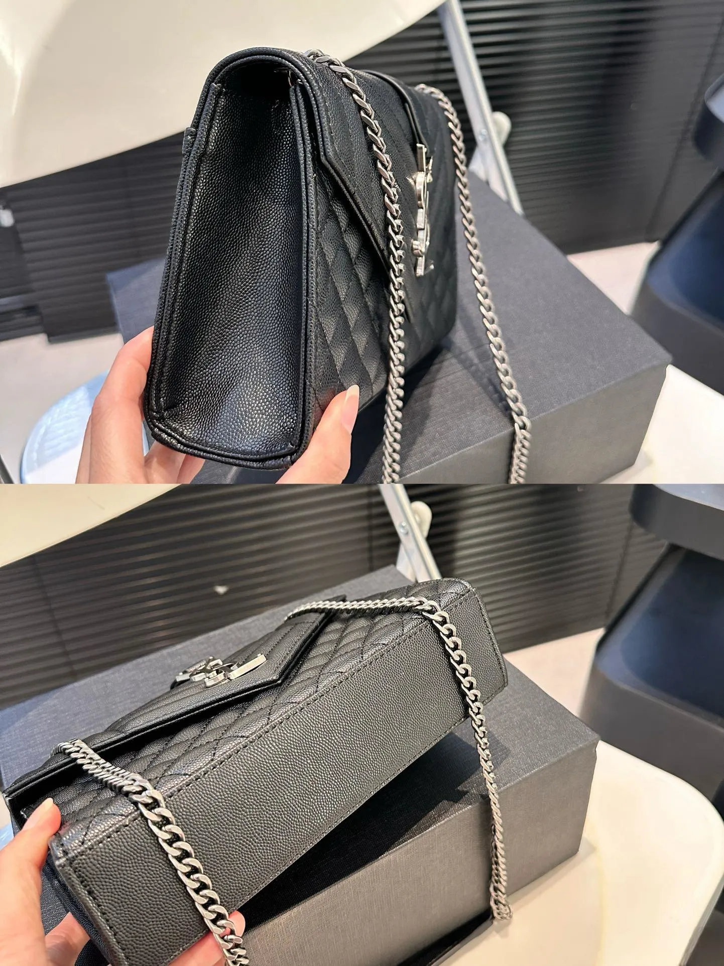 【2026】【YSL SAINT LAURENT 公式旗艦店】サンローラン   斜めがけバッグ 当日出荷 好評に付き再入荷！21*15CM  240722