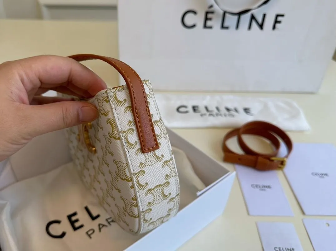 【2026】【CELINE 公式旗艦店】セリーヌ ハンドバッグ 当日出荷 好評に付き再入荷！22*13CM  1240723
