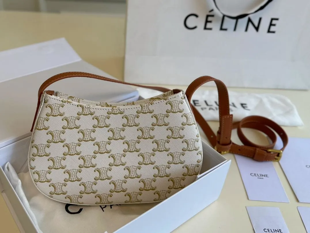 【2026】【CELINE 公式旗艦店】セリーヌ ハンドバッグ 当日出荷 好評に付き再入荷！22*13CM  1240723