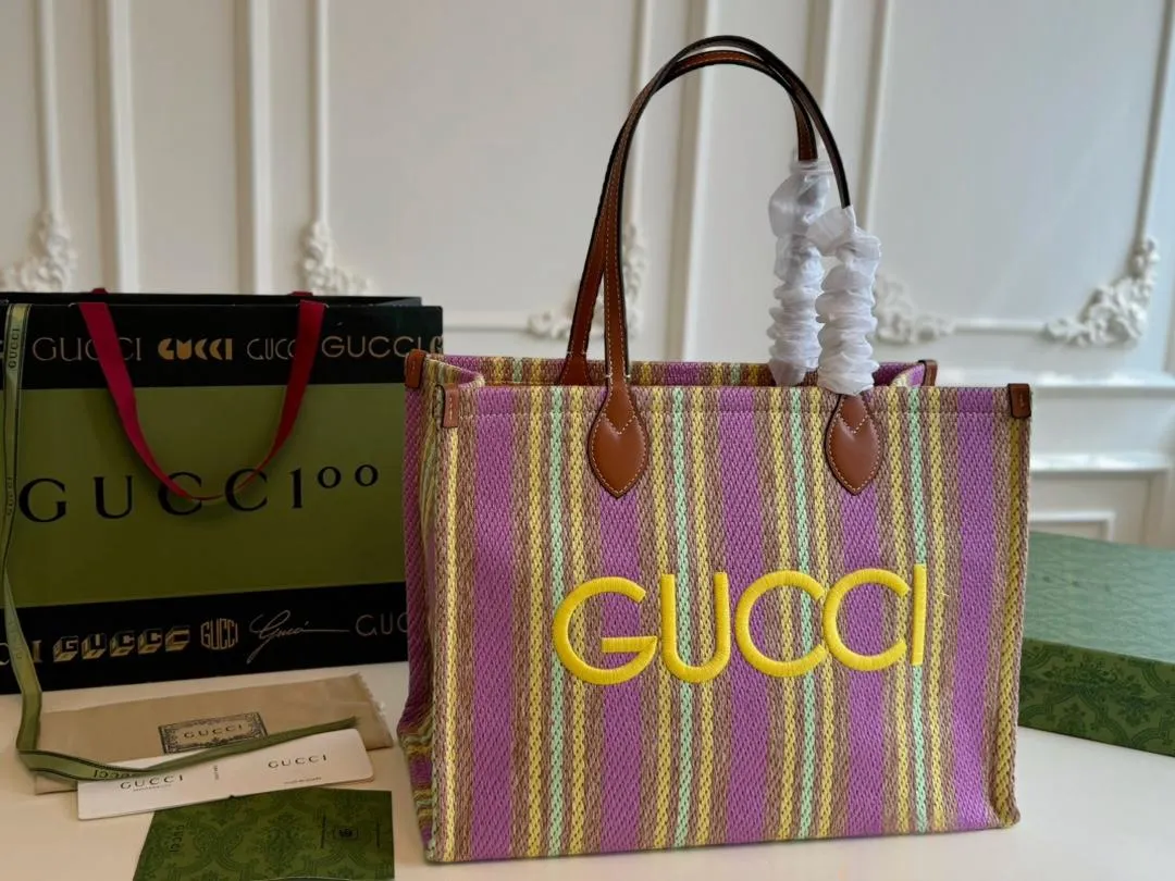 【2026】【GUCCI 公式旗艦店】グッチ ハンドバッグ 当日出荷 好評に付き再入荷！40*28CM  240724