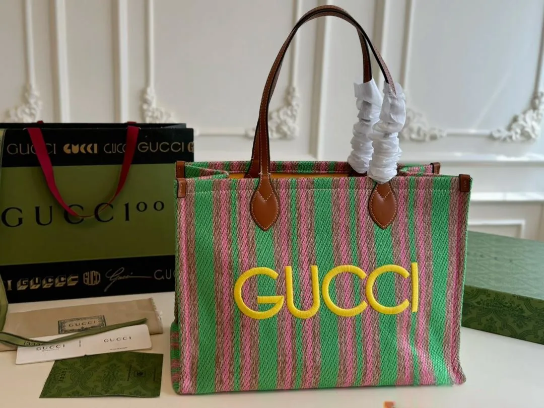 【2026】【GUCCI 公式旗艦店】グッチ ハンドバッグ 当日出荷 好評に付き再入荷！40*28CM  240724