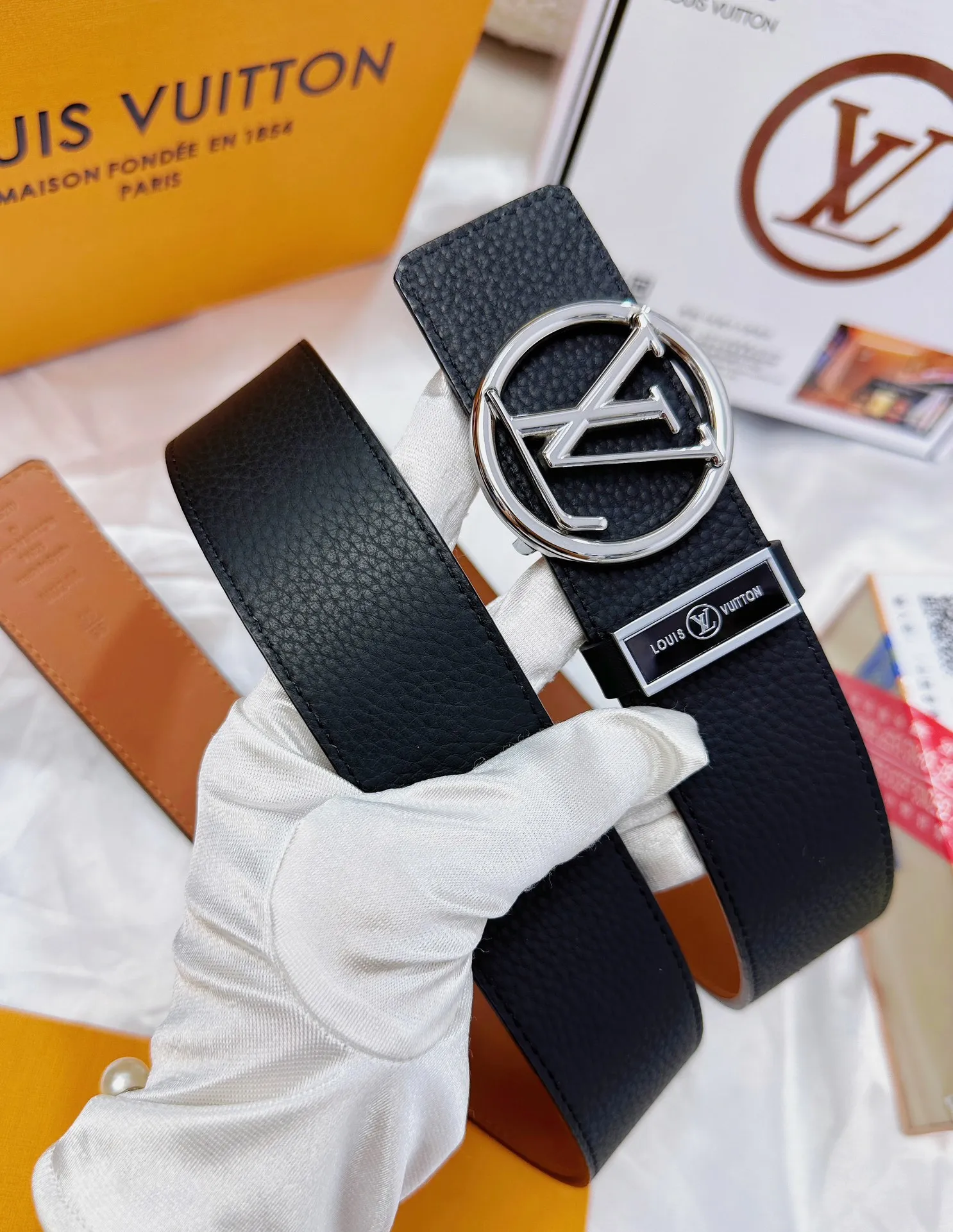 【2026】LV【LOUIS VUITTON】(ルイヴィトン) 3.8cmベルト メンズ  24706