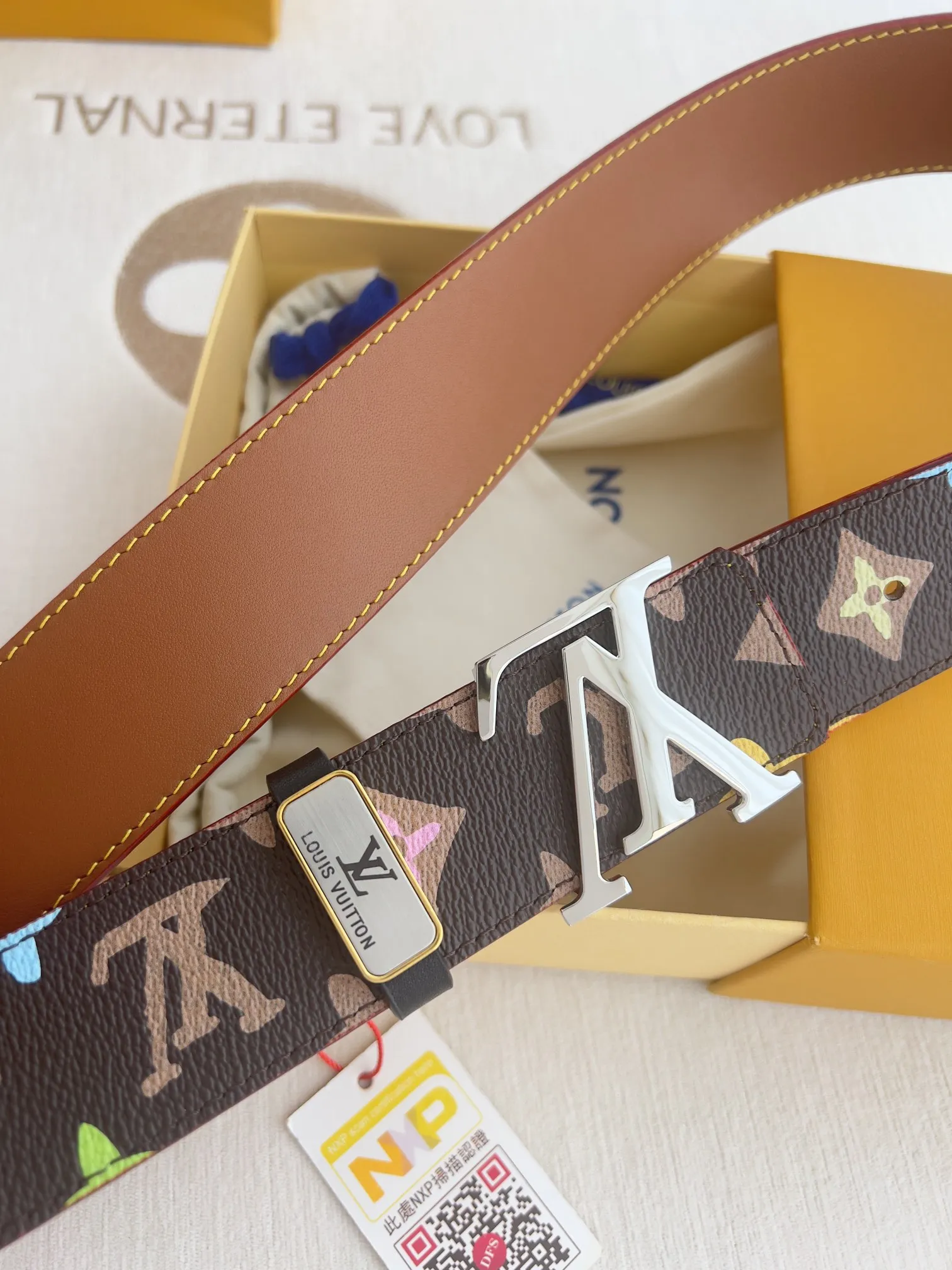 【2026】LV【LOUIS VUITTON】(ルイヴィトン) 3.8cmベルト メンズ  24706