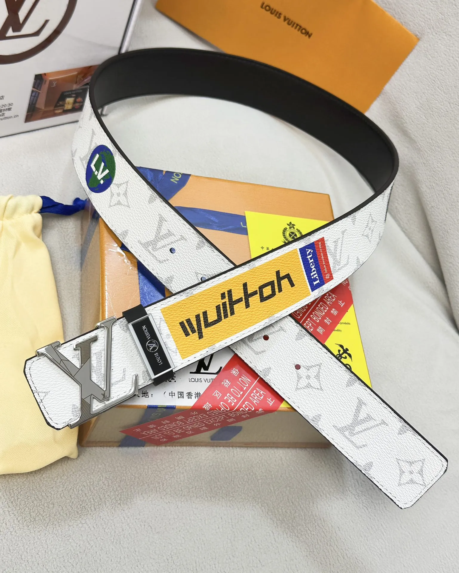 【2026】LV【LOUIS VUITTON】(ルイヴィトン) 3.8cmベルト メンズ  24706