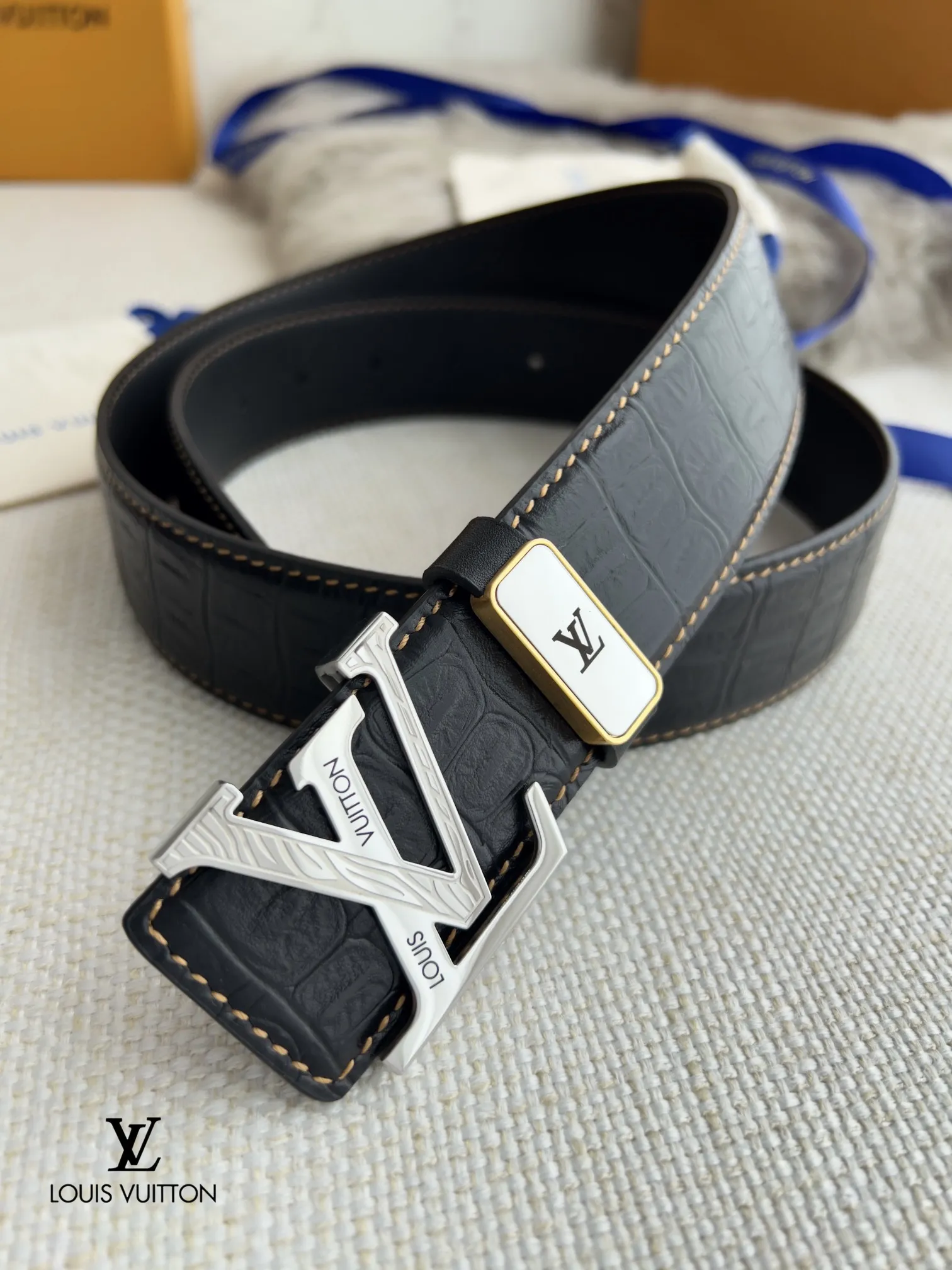 【2026】LV【LOUIS VUITTON】(ルイヴィトン) 3.8cmベルト メンズ  24706