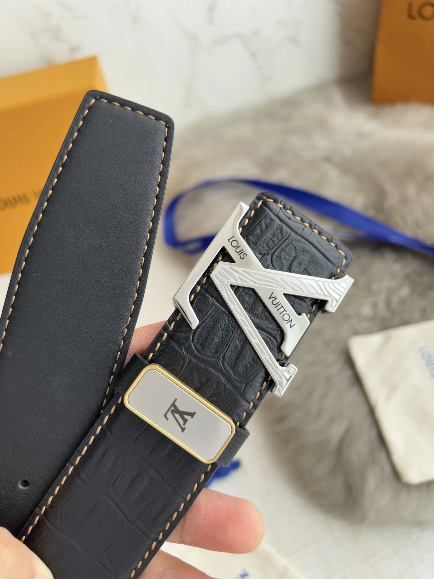 【2026】LV【LOUIS VUITTON】(ルイヴィトン) 3.8cmベルト メンズ  24706