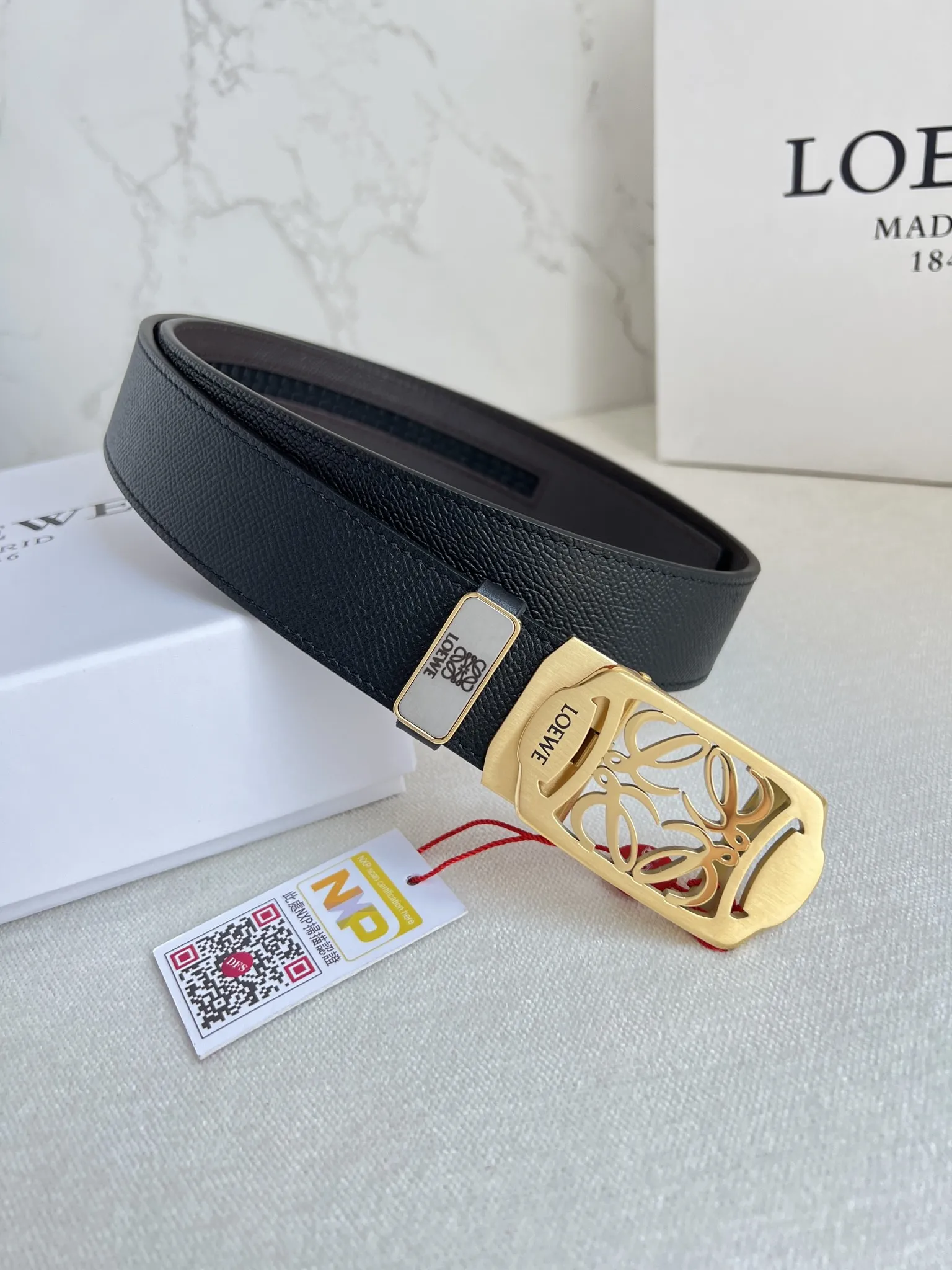 【2026】【LOEWE】(ロエベ) 3.5cmベルト メンズ