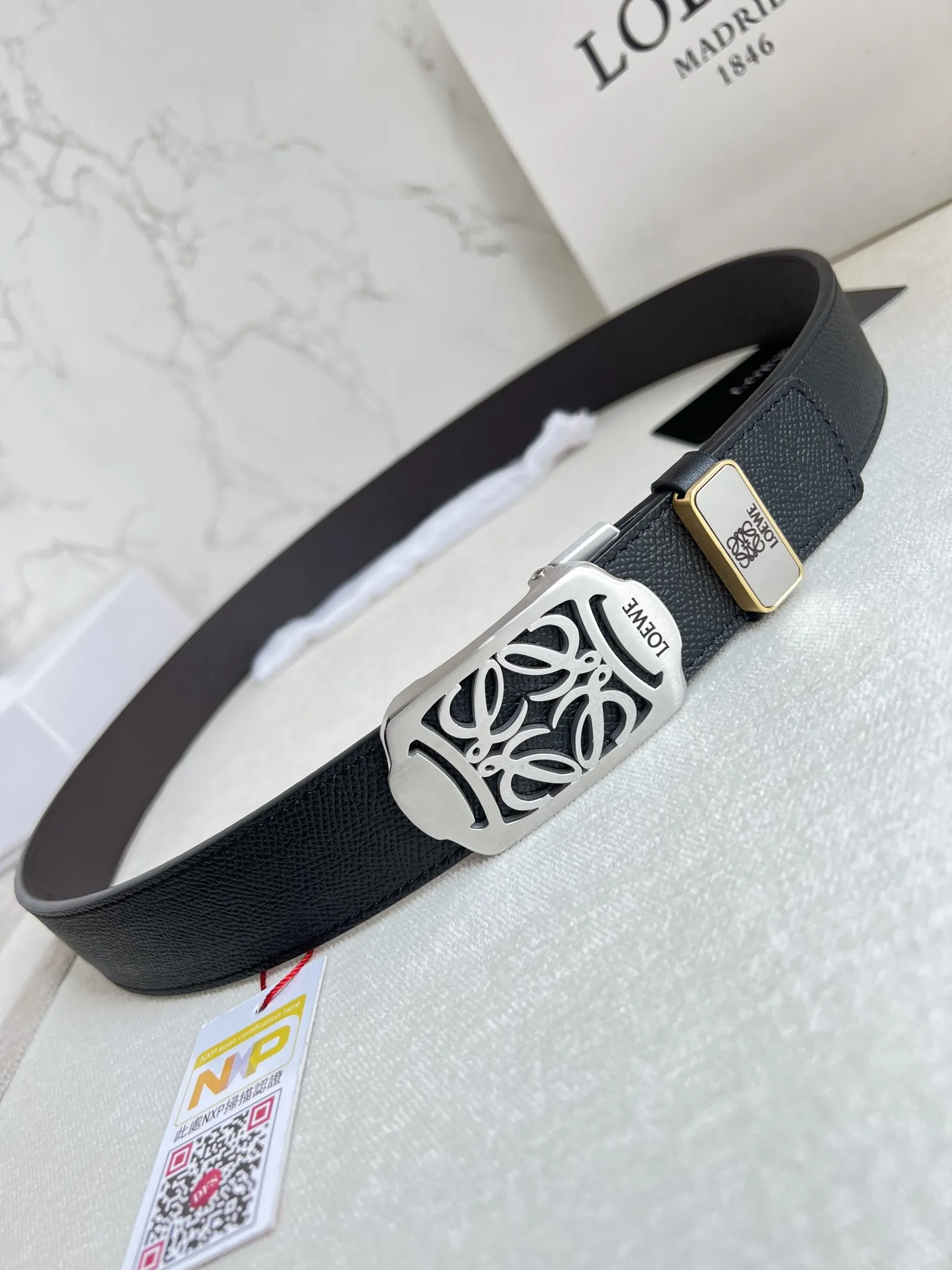 【2026】【LOEWE】(ロエベ) 3.5cmベルト メンズ