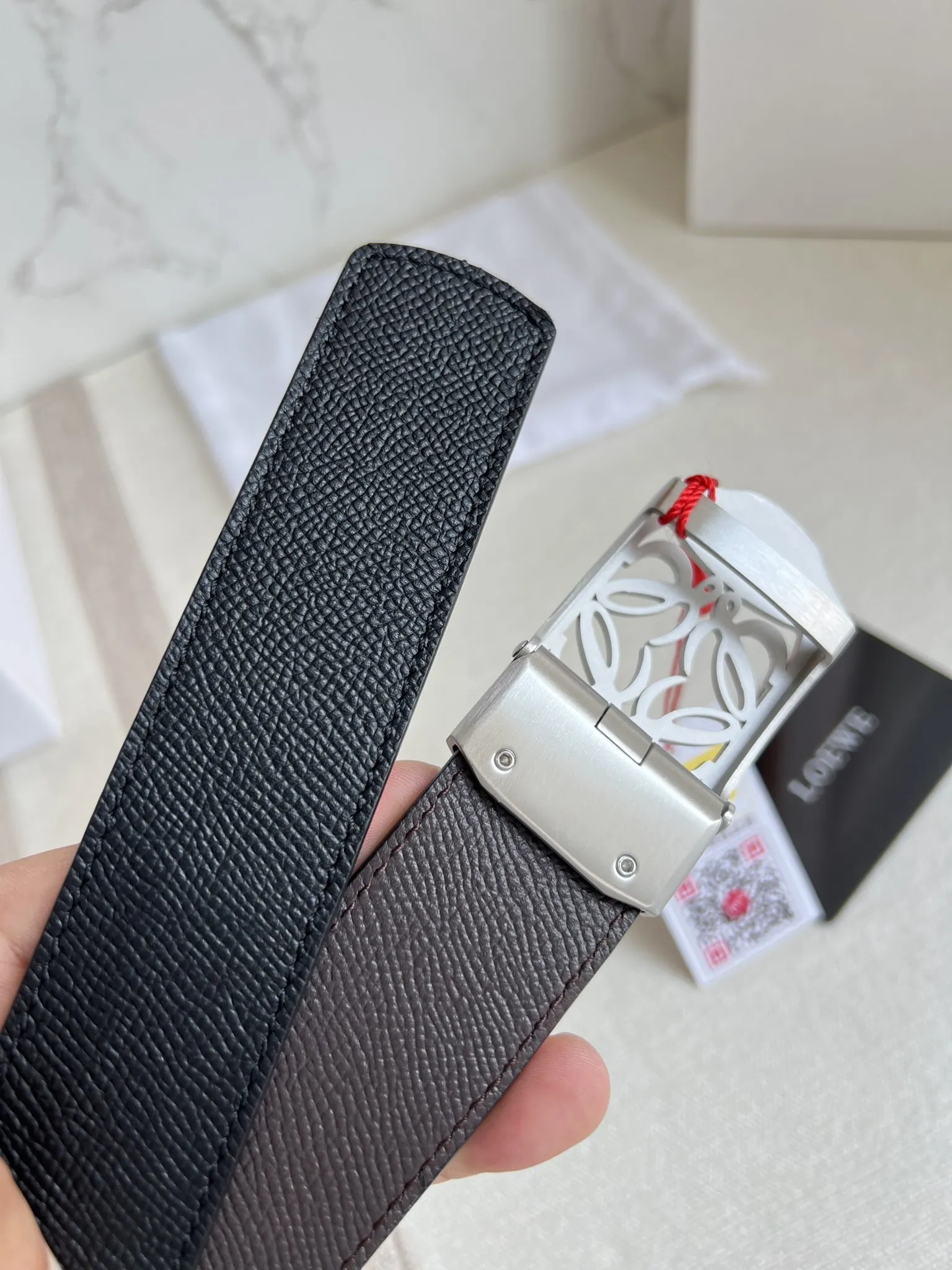【2026】【LOEWE】(ロエベ) 3.5cmベルト メンズ