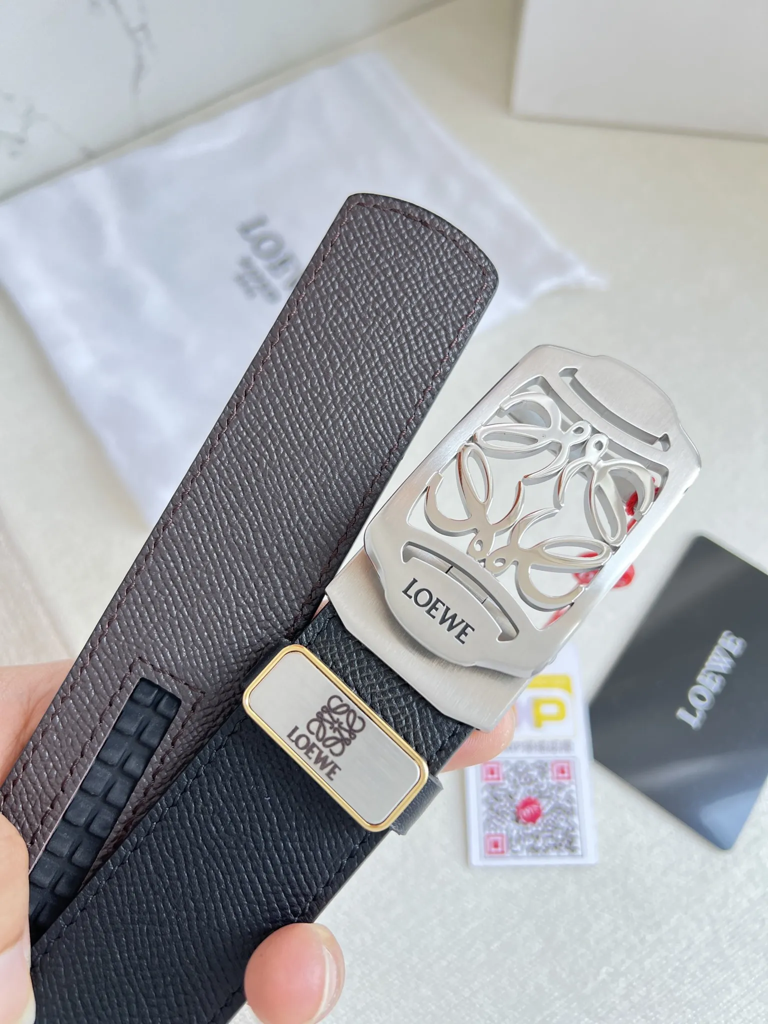 【2026】【LOEWE】(ロエベ) 3.5cmベルト メンズ