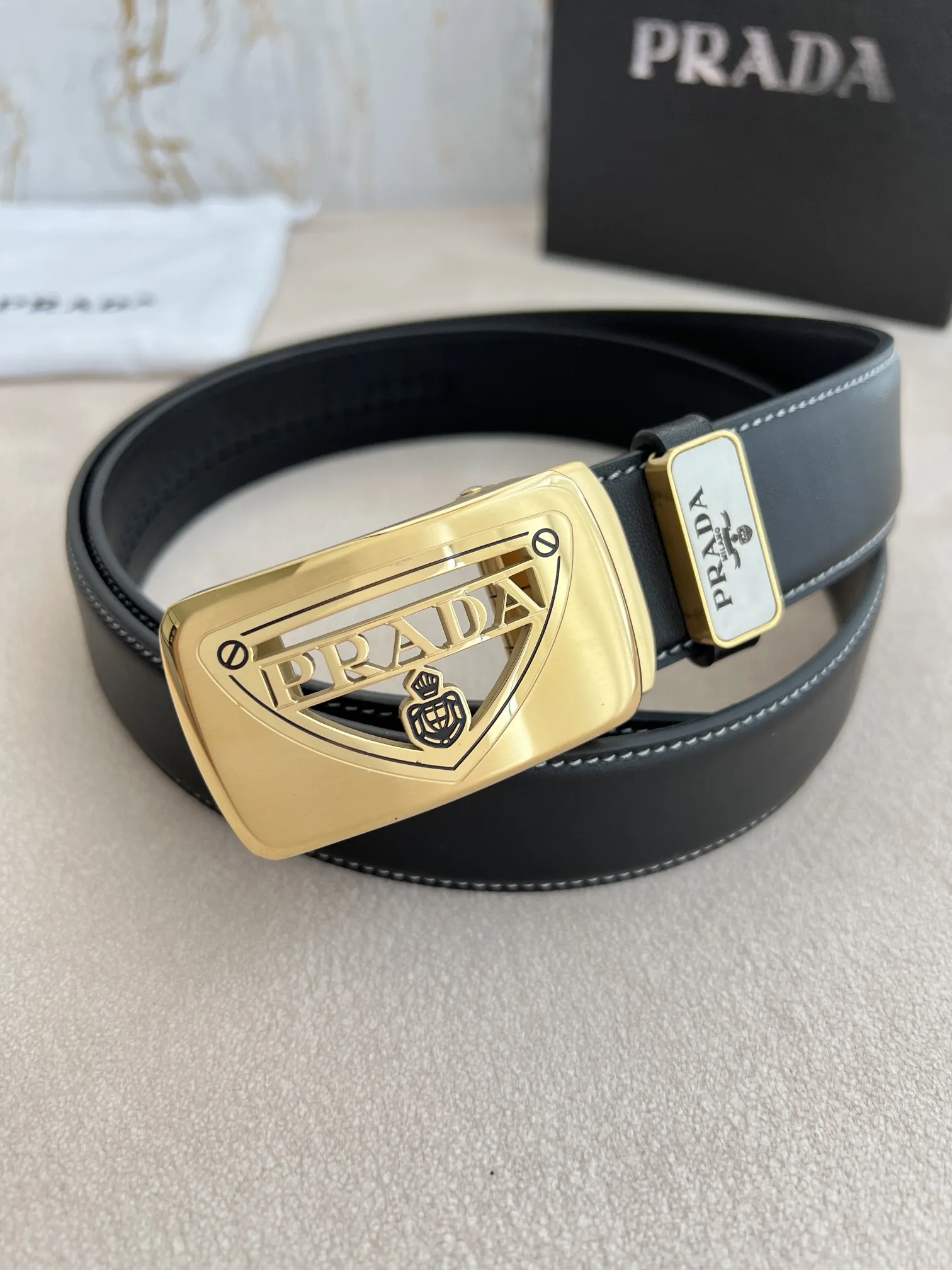 【2026】【PRADA】(プラダ) 3.5cmベルト メンズ