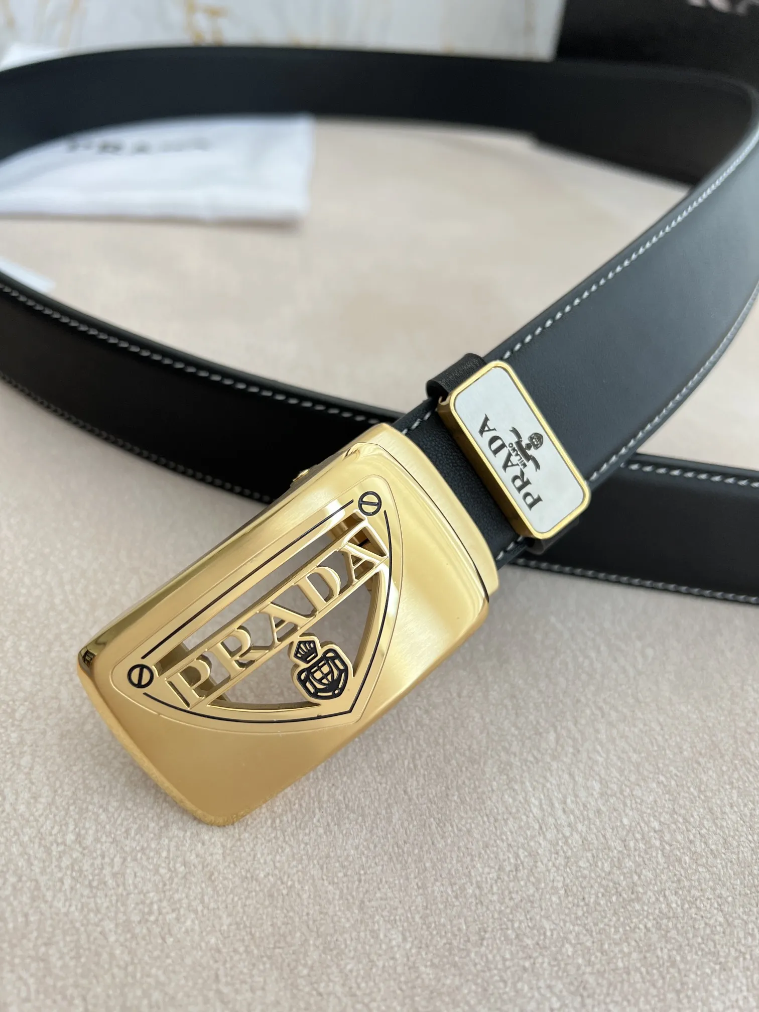 【2026】【PRADA】(プラダ) 3.5cmベルト メンズ