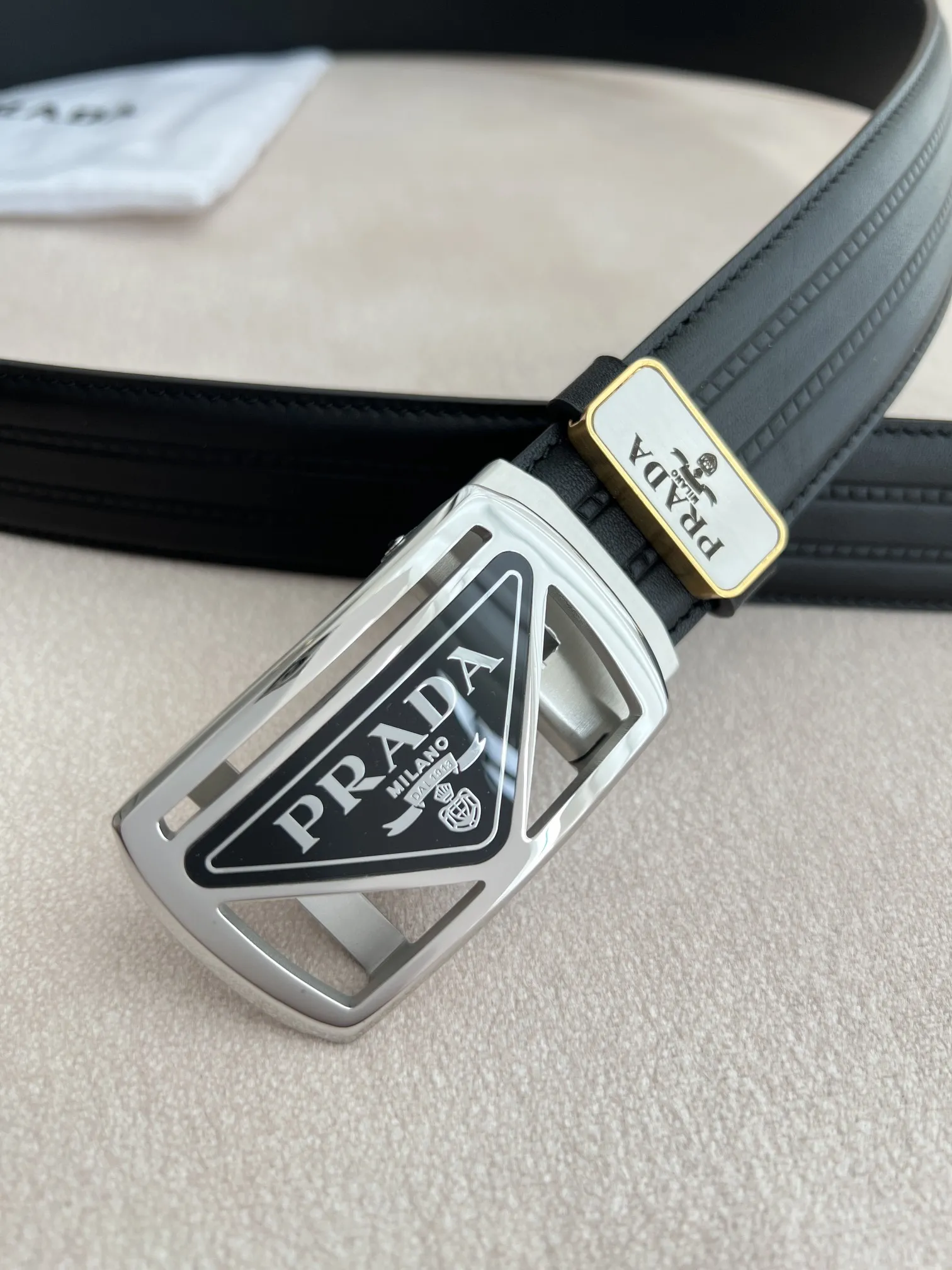 【2026】【PRADA】(プラダ) 3.5cmベルト メンズ