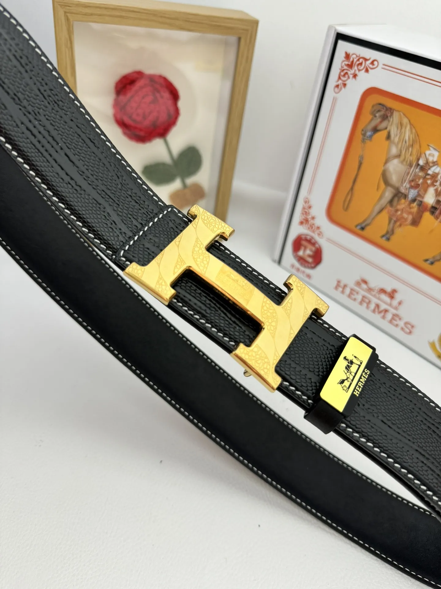 【2026】【Hermès】(エルメス) 3.8cmベルト メンズ
