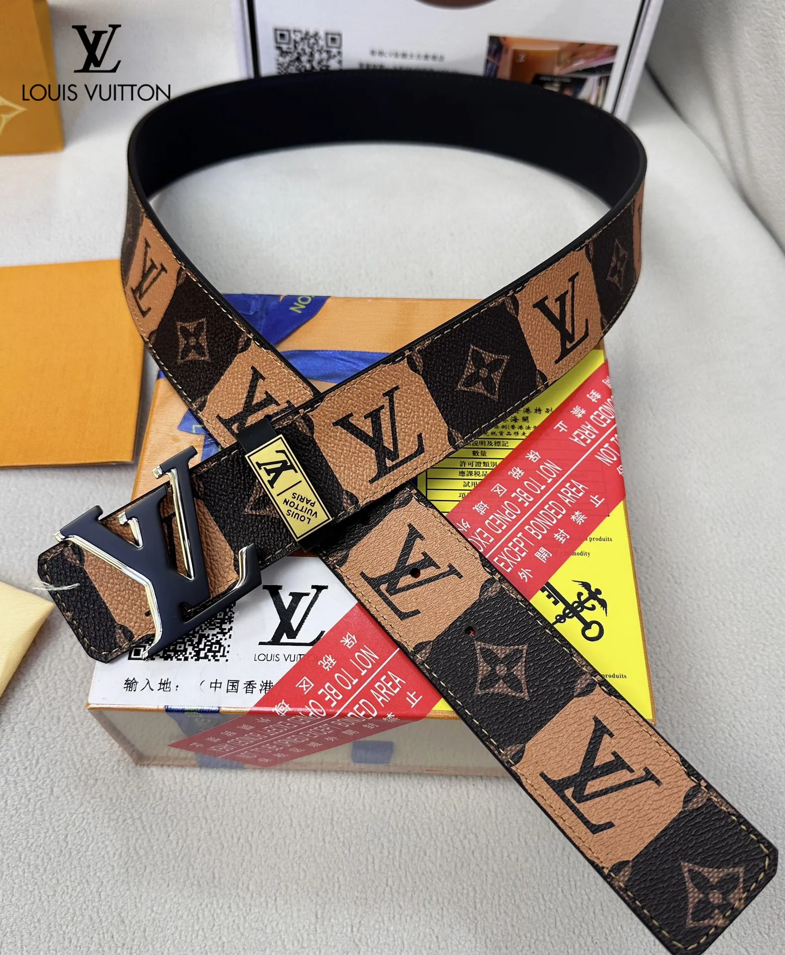 【2026】【LOUIS VUITTON】(ルイヴィトン) 3.8cmベルト メンズ