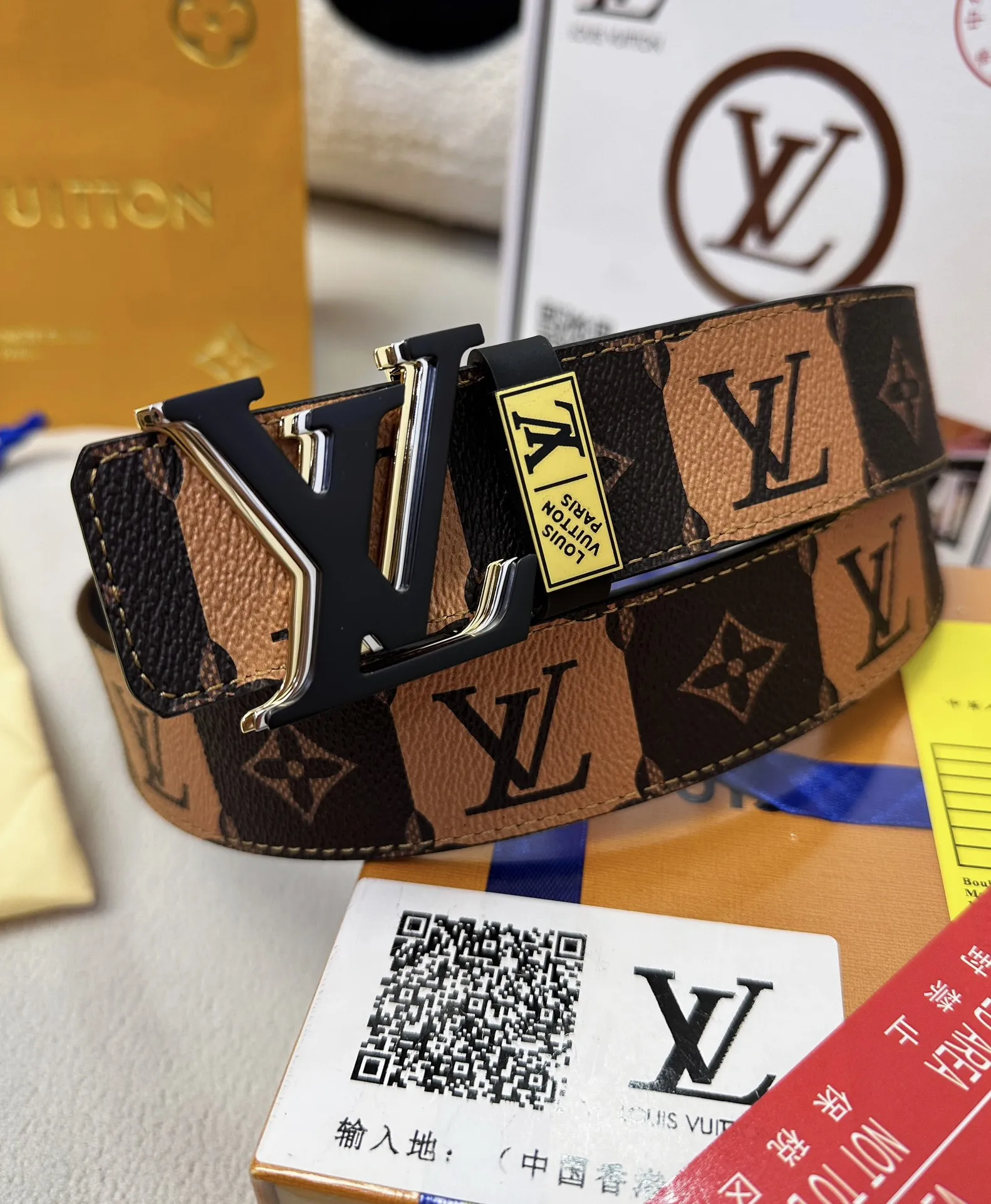 【2026】【LOUIS VUITTON】(ルイヴィトン) 3.8cmベルト メンズ