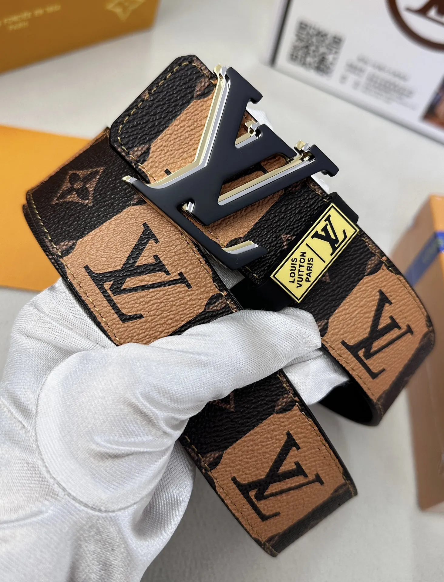 【2026】【LOUIS VUITTON】(ルイヴィトン) 3.8cmベルト メンズ