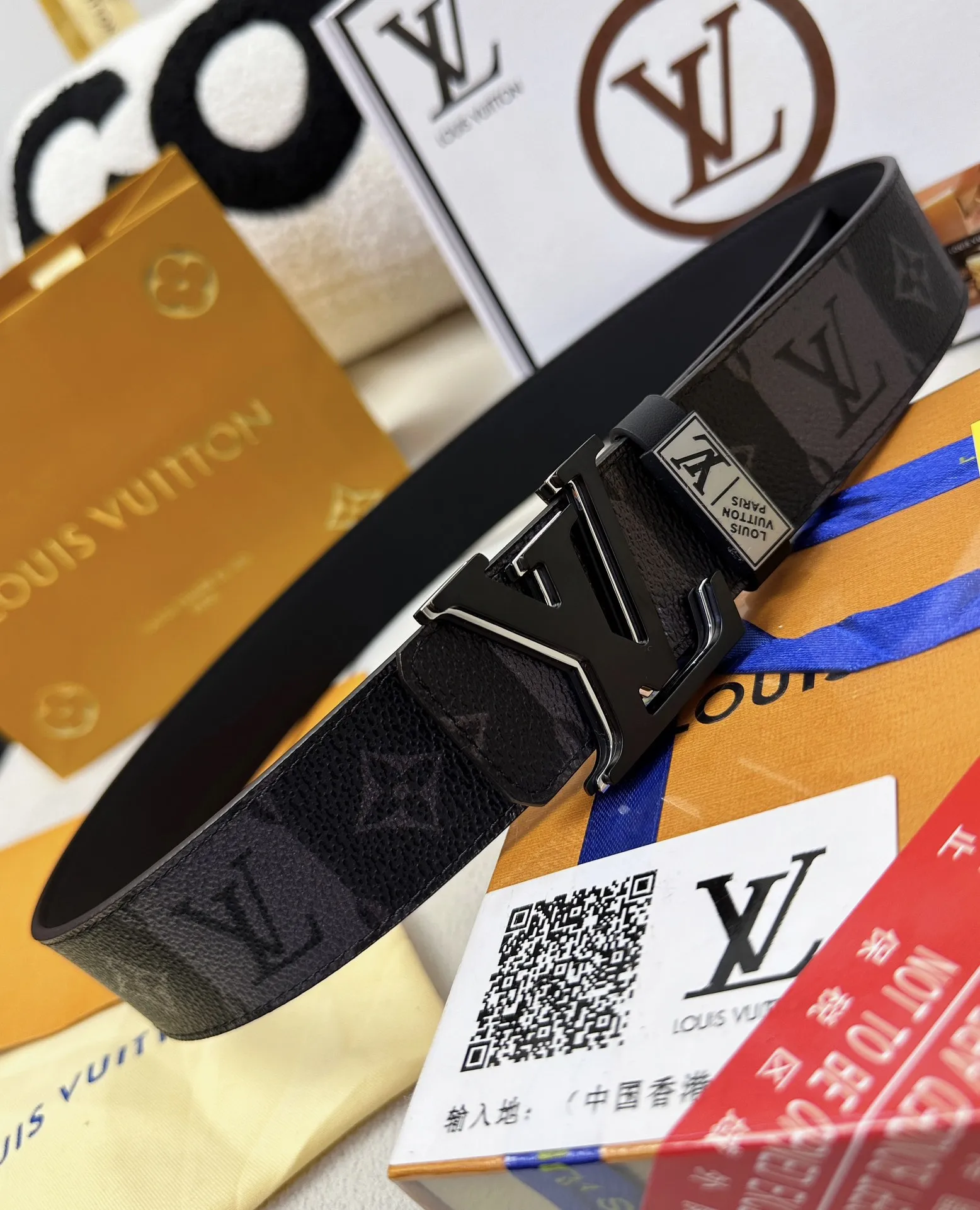 【2026】【LOUIS VUITTON】(ルイヴィトン) 3.8cmベルト メンズ