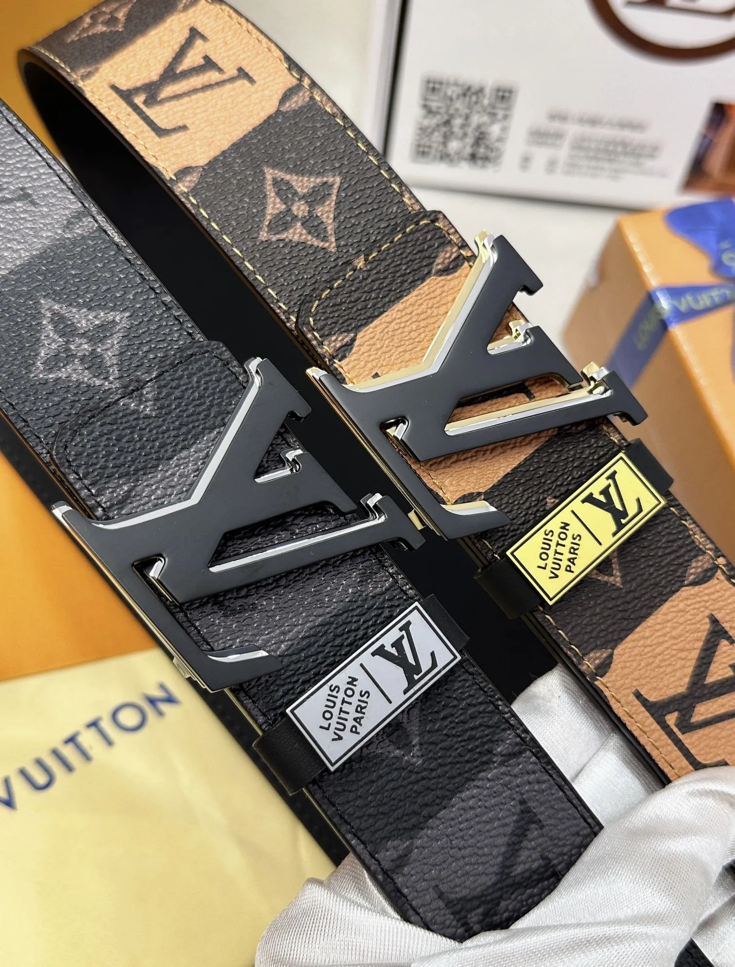 【2026】【LOUIS VUITTON】(ルイヴィトン) 3.8cmベルト メンズ