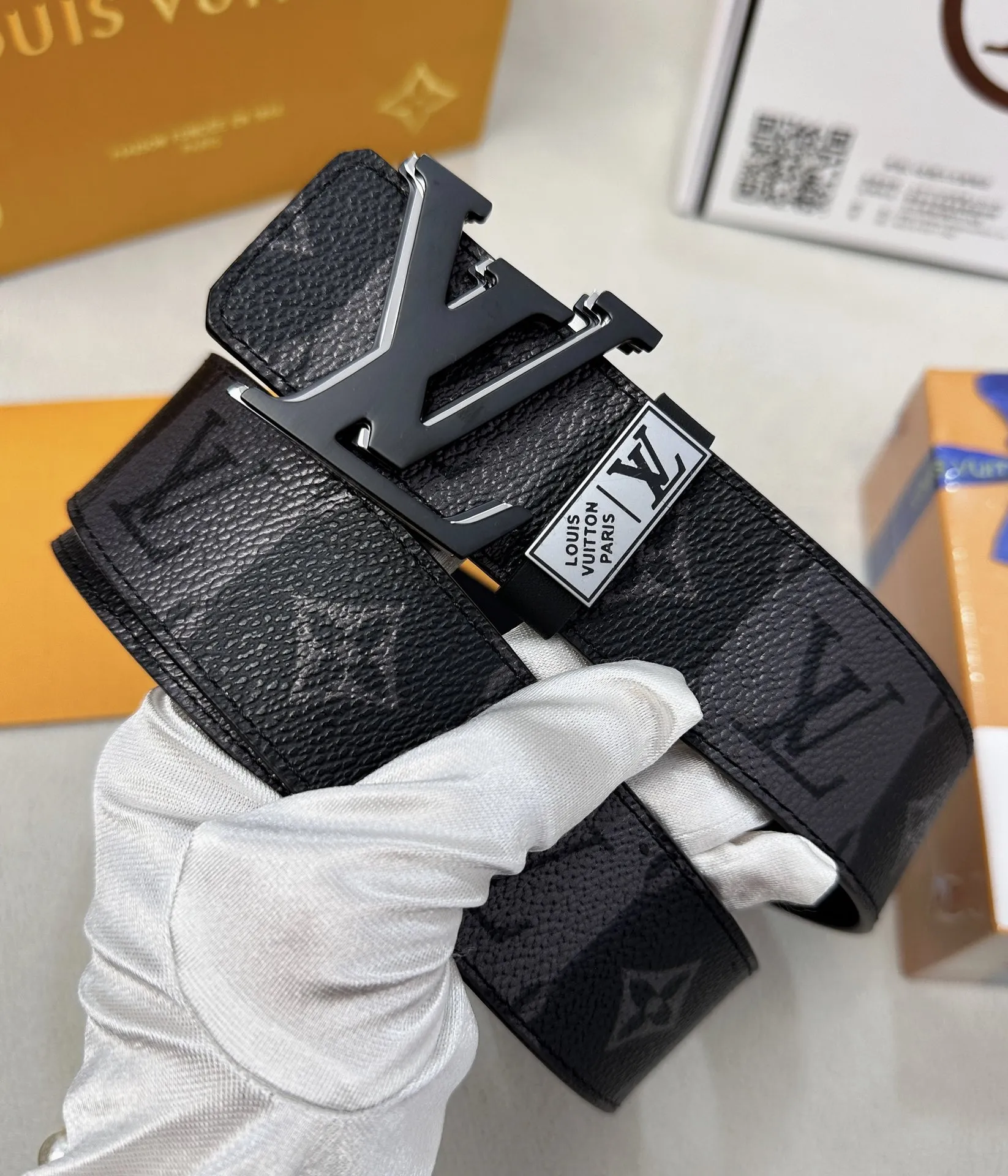 【2026】【LOUIS VUITTON】(ルイヴィトン) 3.8cmベルト メンズ