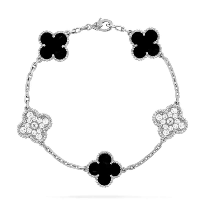 【2026】【Vancleef & Arpels】 ヴィンテージ アルハンブラ ブレスレット、5モチーフ