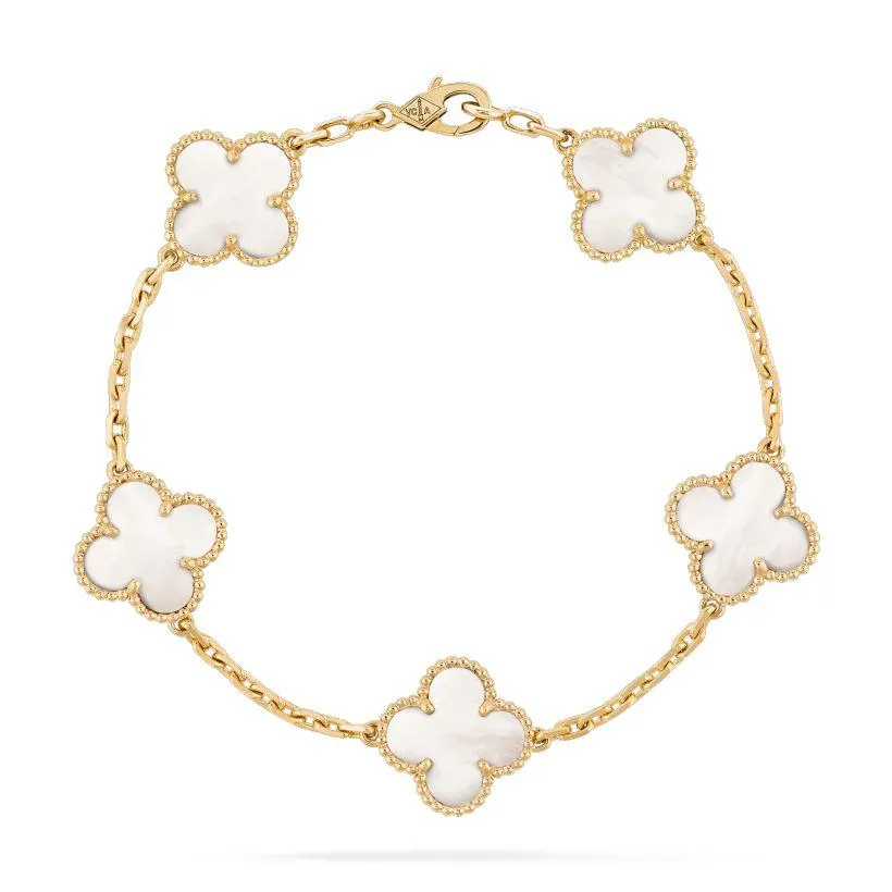 【2026】【Vancleef & Arpels】 ヴィンテージ アルハンブラ ブレスレット、5モチーフ