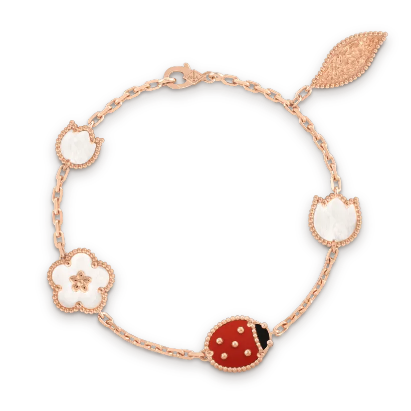【2026】【Vancleef & Arpels】 ラッキー スプリング ブレスレット、5 モチーフ