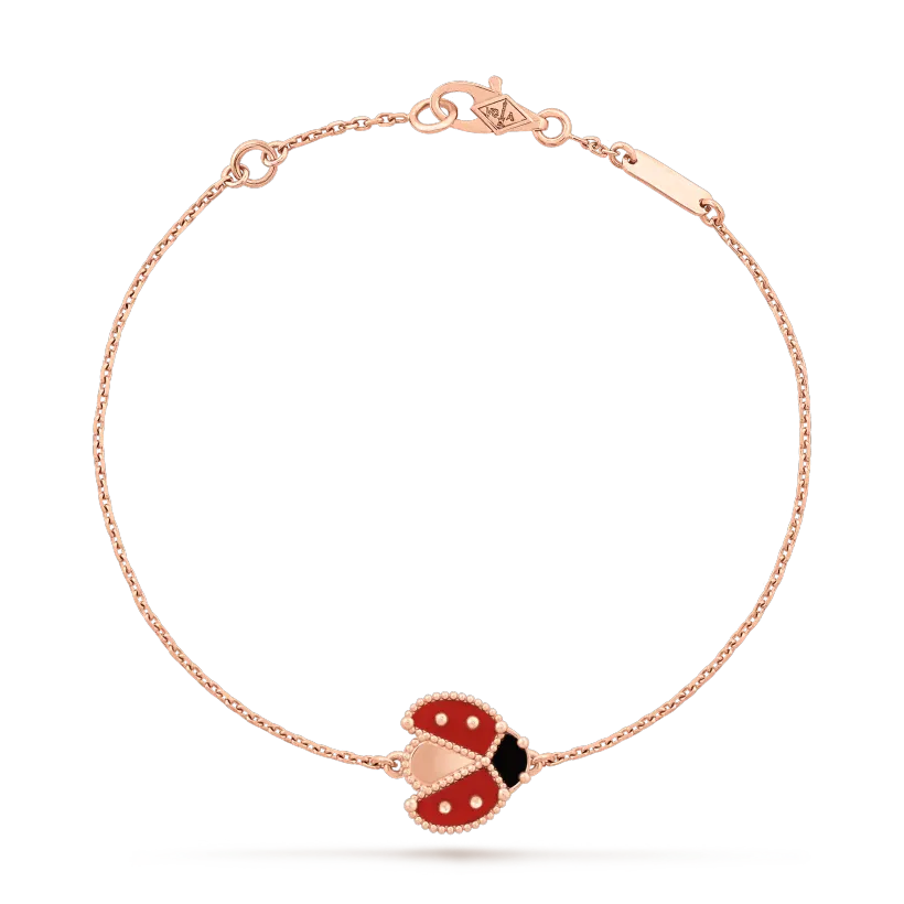 【2026】【Vancleef & Arpels】 ラッキー スプリング ブレスレット、オープンウィング レディバグ