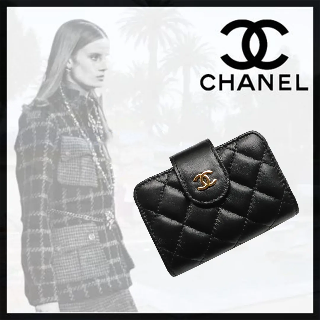 【2026】【 CHANEL】シャネル キャビアレザー カードホルダー【財布】