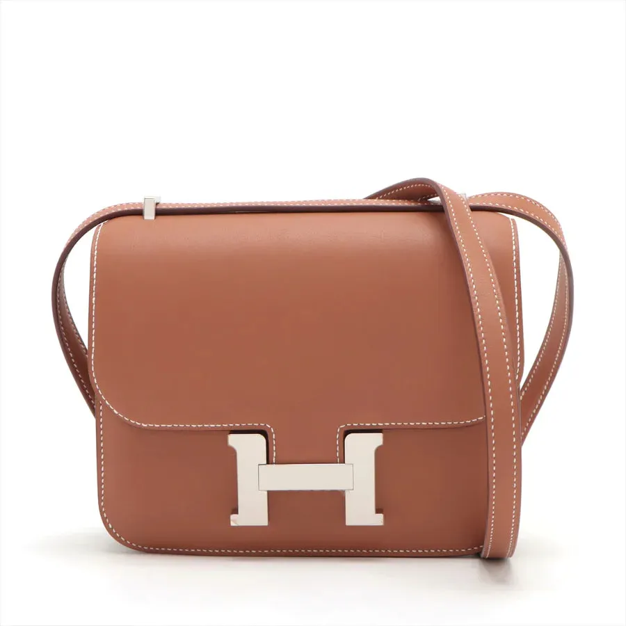 【2026】【HERMES  公式旗艦店】斜めがけバッグエルメス コンスタンス3 ミニ18 ミロワール ヴォースイフト ゴールド ゴールド金具 18*15*5cm