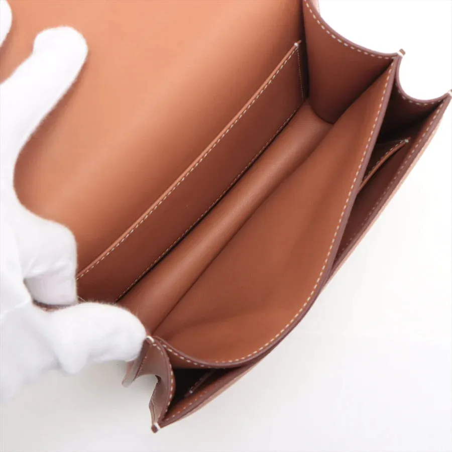 【2026】【HERMES  公式旗艦店】斜めがけバッグエルメス コンスタンス3 ミニ18 ミロワール ヴォースイフト ゴールド ゴールド金具 18*15*5cm