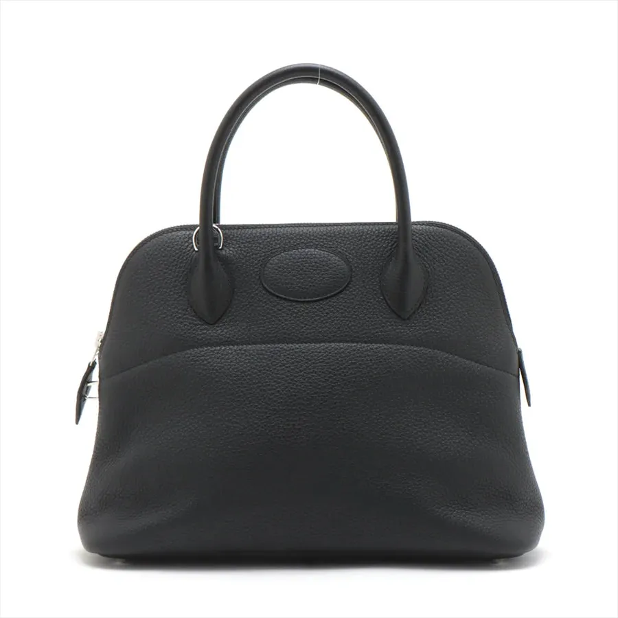 【2026】【HERMES   公式旗艦店】ハンドバッグエルメス ボリード31 トリヨンクレマンス ブラック シルバー金具