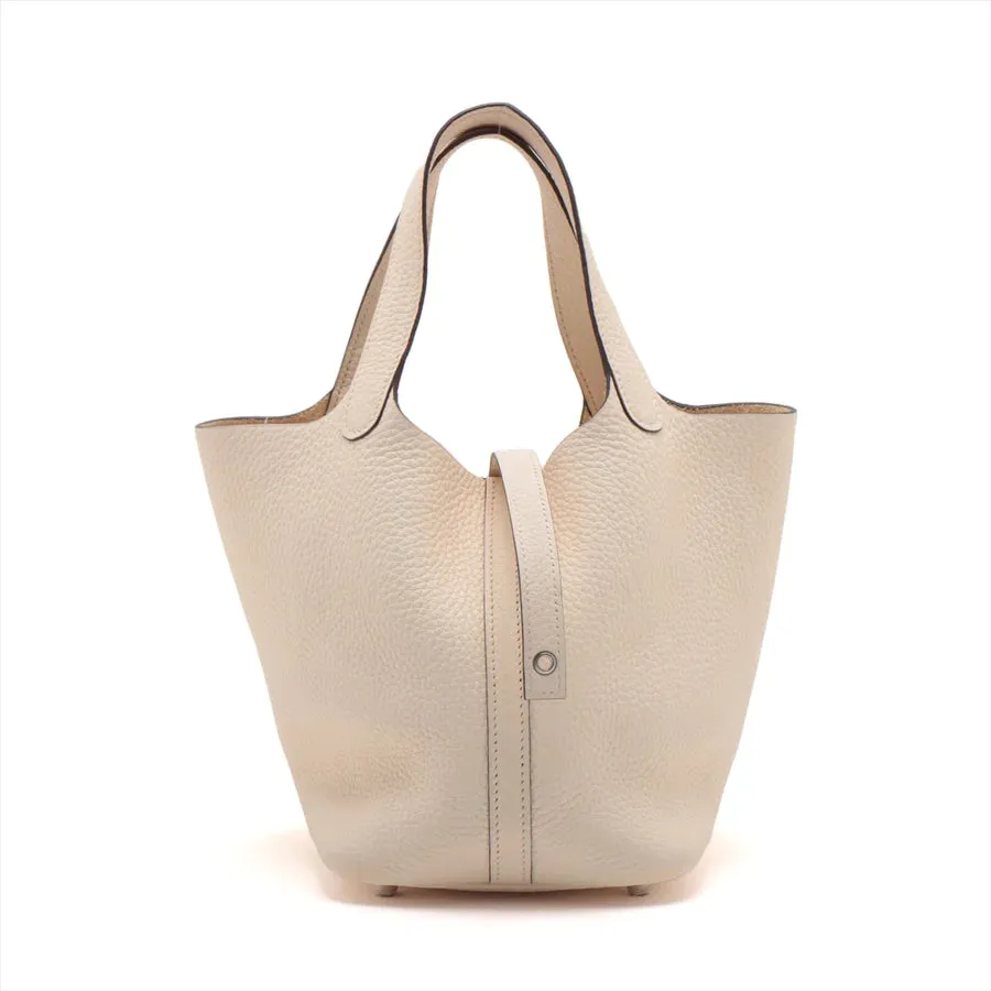 【2026】【HERMES   公式旗艦店】ハンドバッグエルメス ピコタンロックPM トリヨンクレマンス ナタ シルバー金具