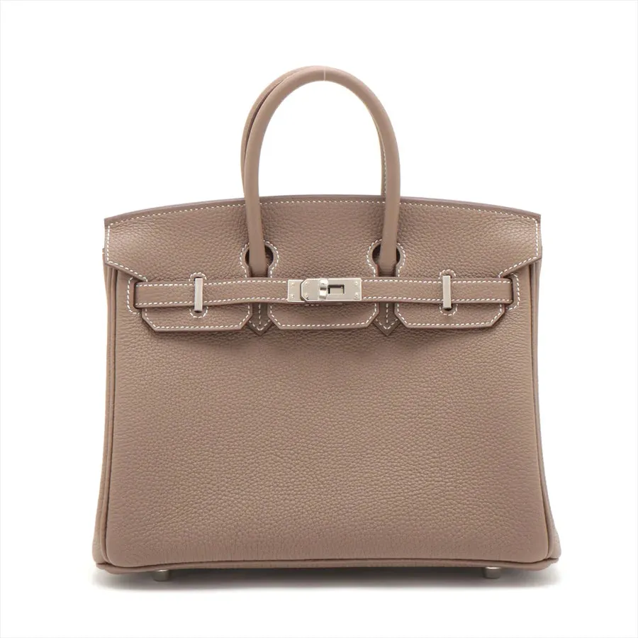 【2026】【HERMES   公式旗艦店】ハンドバッグエルメス バーキン25 トゴ エトゥープ シルバー金具