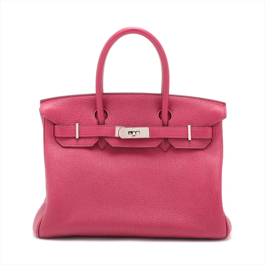 【2026】【HERMES   公式旗艦店】ハンドバッグエルメス バーキン30 トゴ ルビー シルバー金具 30*22*15cm