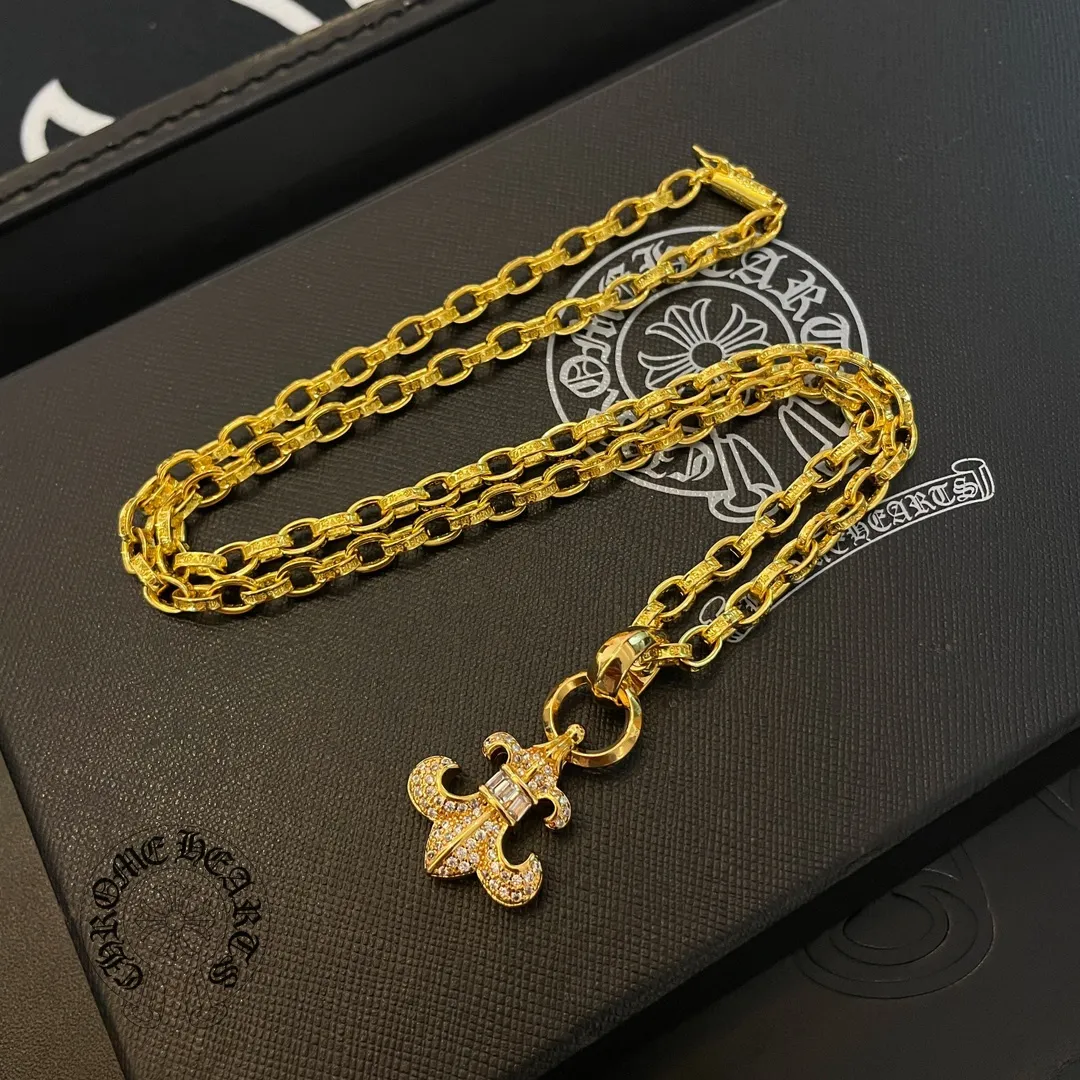 【2026】【CHROME HEARTS】ネックレス、新しいネックレス万能シンプルファッションオーナメント