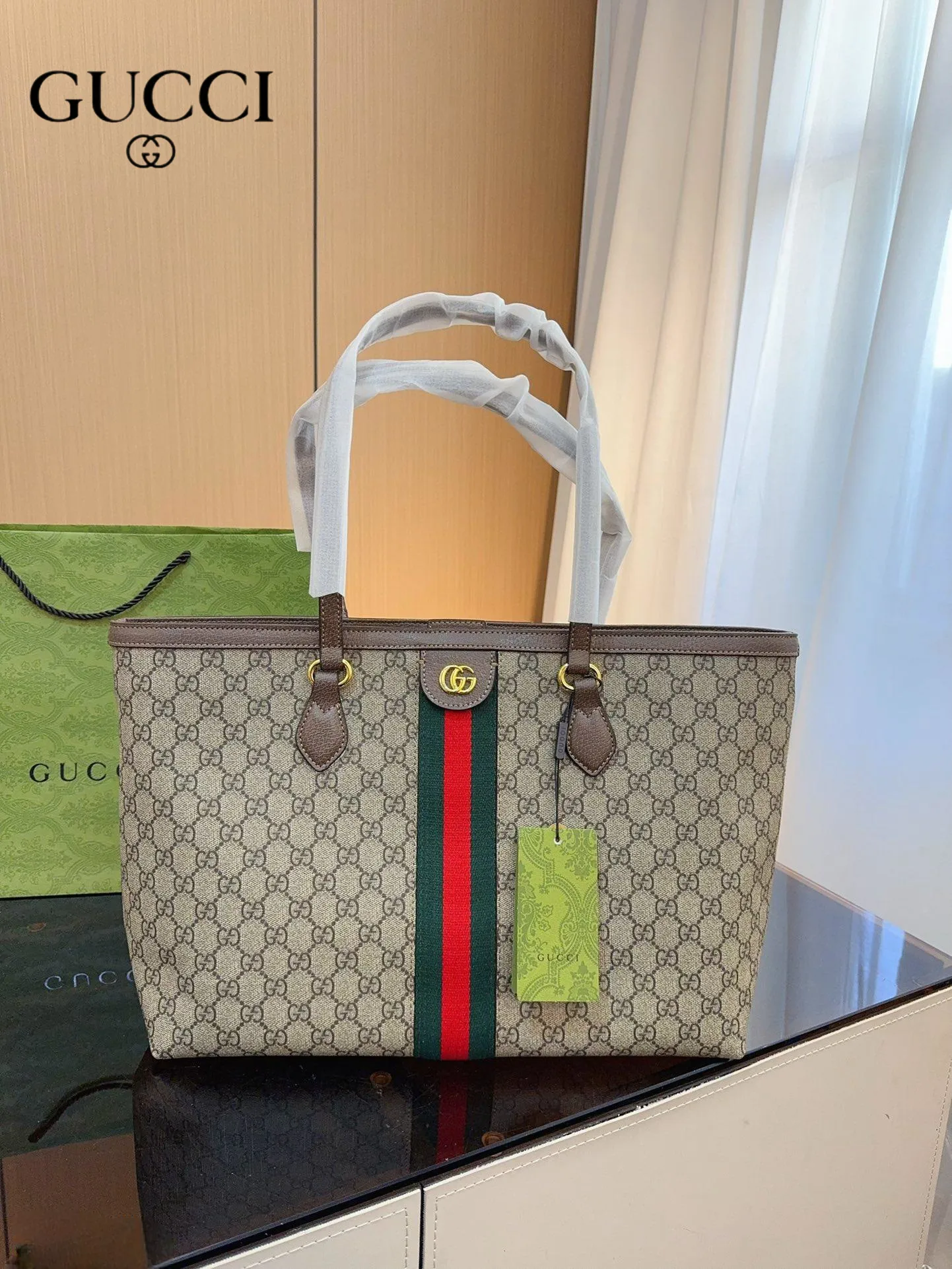 【2026】【GUCCI 公式旗艦店】グッチ ハンドバッグ 当日出荷 好評に付き再入荷！38*13*29CM