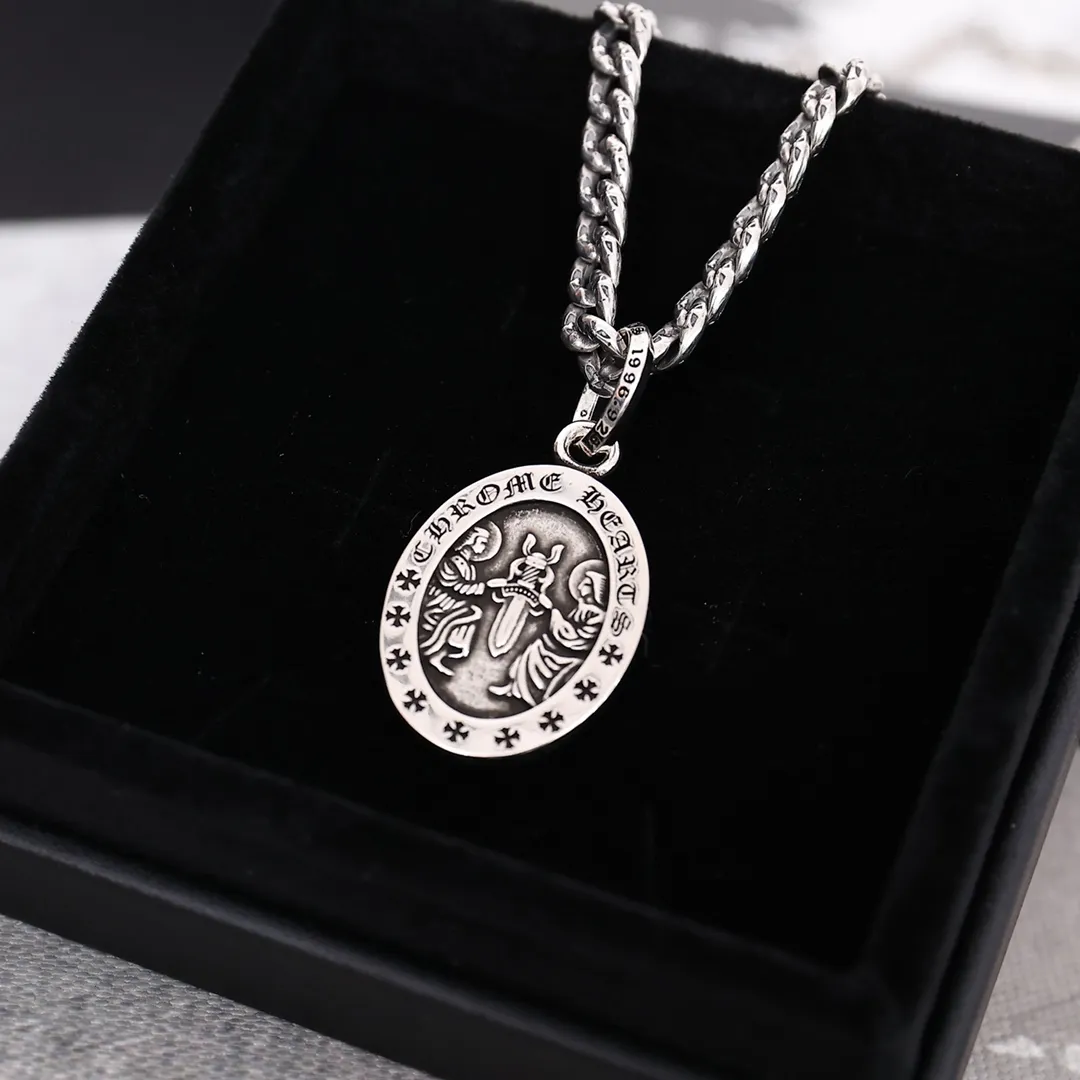 【2026】【CHROME HEARTS】ネックレス、新しいネックレス万能シンプルファッションオーナメント