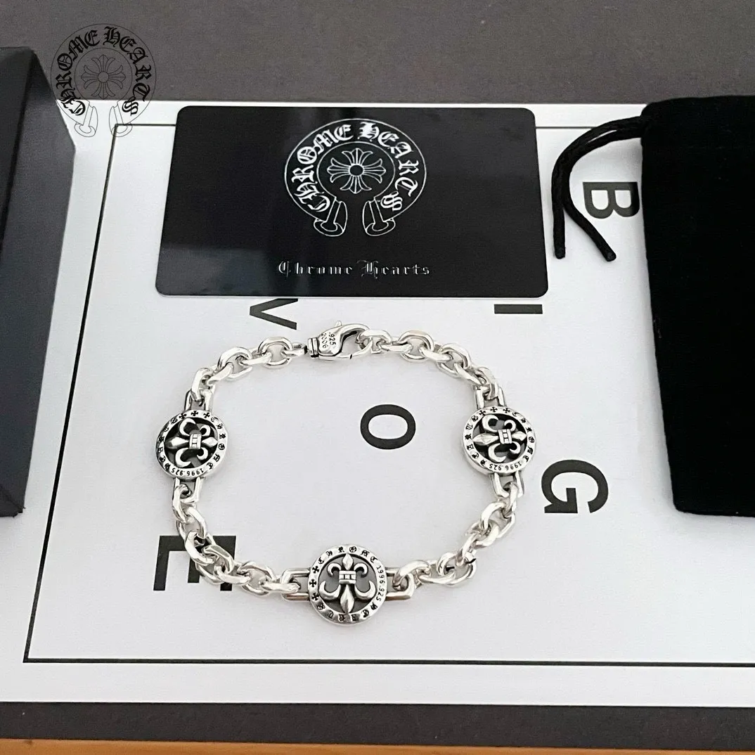 【2026】【CHROME HEARTS】ブレスレット、ファッションシンプルなスタイル