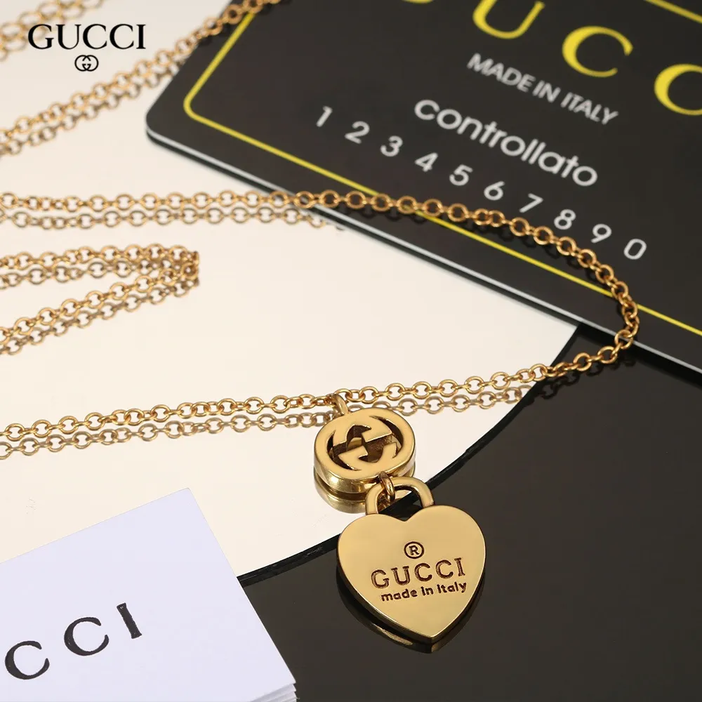 【2026】【 GUCCI】ネックレス、新しいネックレス万能シンプルファッションオーナメント