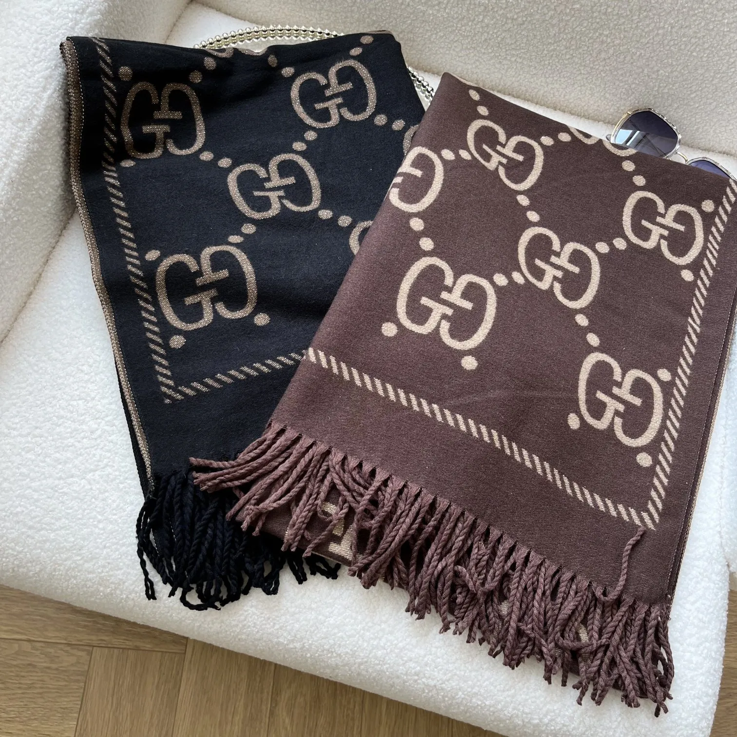 【2026】【GUCCI グッチ】スカーフ70*180CM