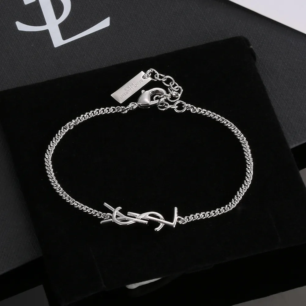 【2026】【YSL SAINT LAURENT】サンローラン ブレスレット、ファッションシンプルなスタイル