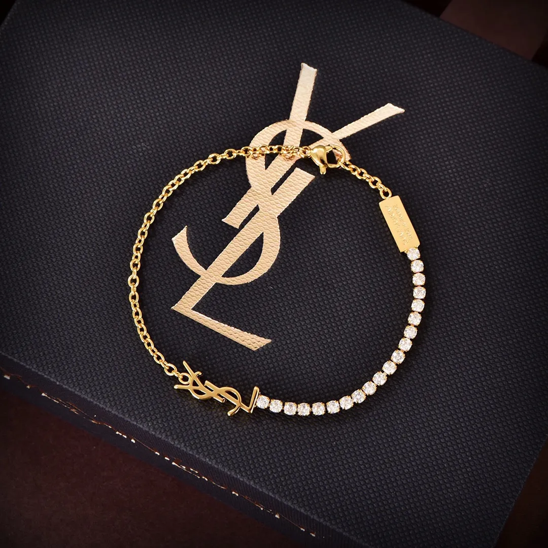 【2026】【YSL SAINT LAURENT】サンローラン  ブレスレット、ファッションシンプルなスタイル