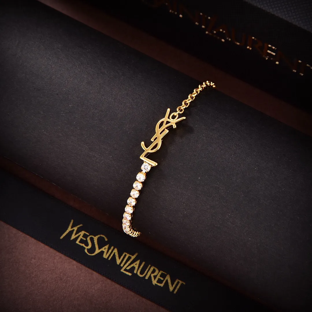 【2026】【YSL SAINT LAURENT】サンローラン  ブレスレット、ファッションシンプルなスタイル