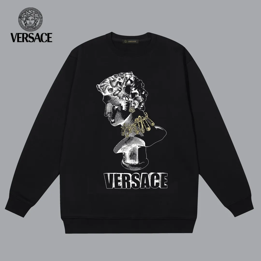 【2026】【VERSACE 公式旗艦店】ヴェルサーチ   丸首の衛衣  スウェットご好評に付き再入荷！