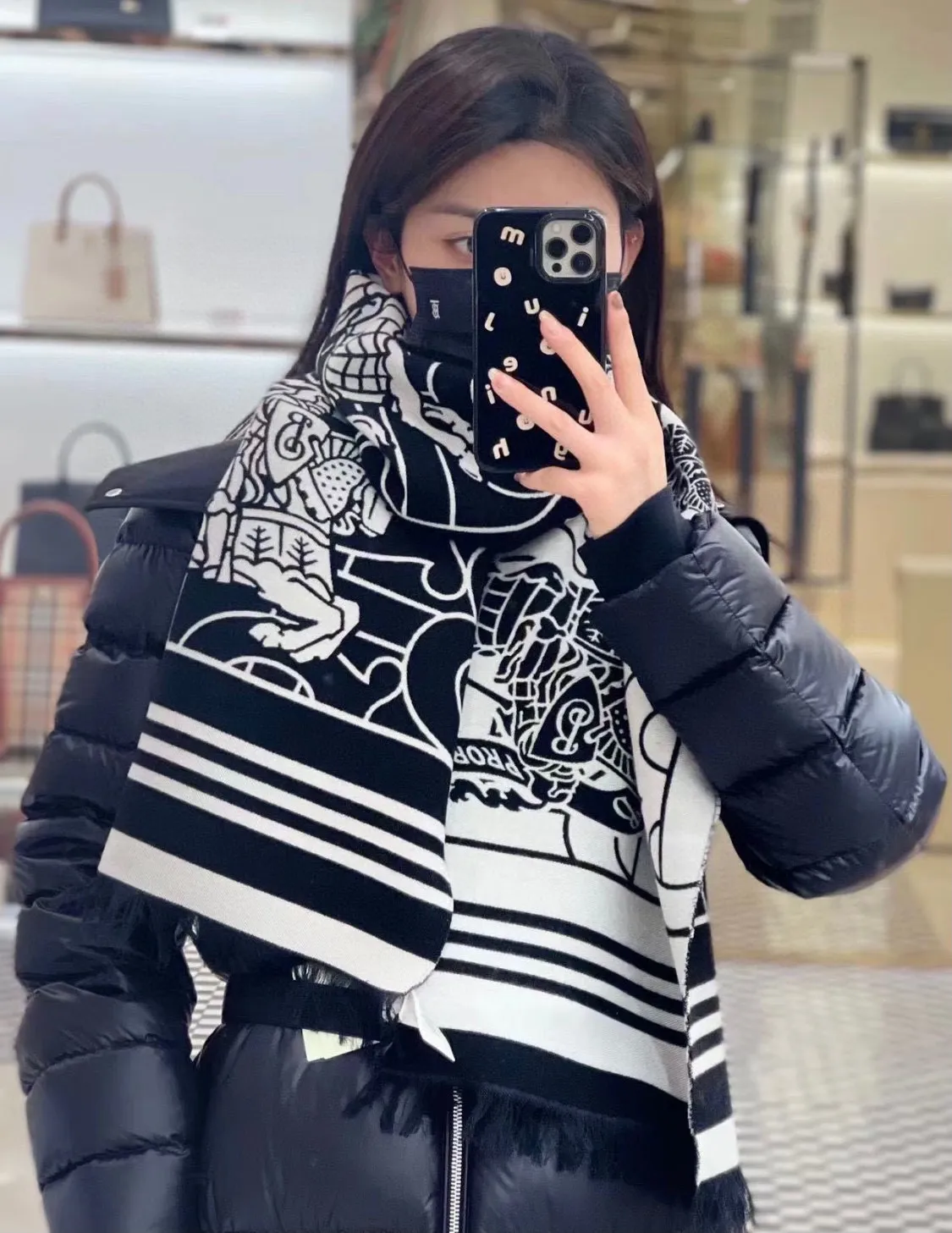 【2026】【BURBERRY  バーバリー】スカーフ33*188CM