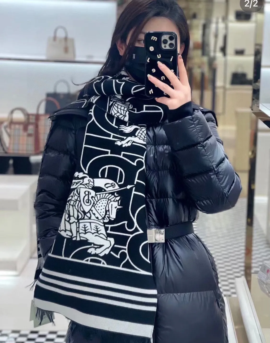【2026】【BURBERRY  バーバリー】スカーフ33*188CM