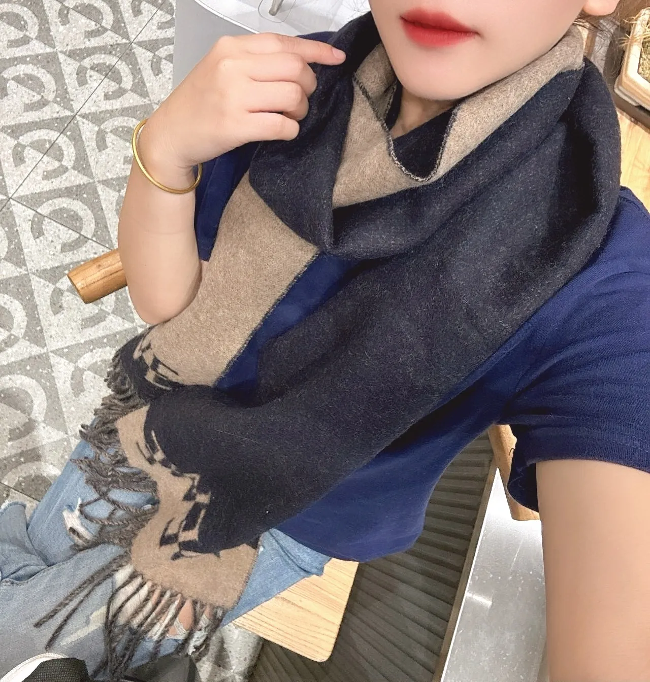 【2026】【LOEWE ロエベ】スカーフ35*180CM