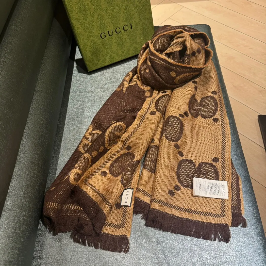 【2026】【GUCCI グッチ】スカーフ45*195CM
